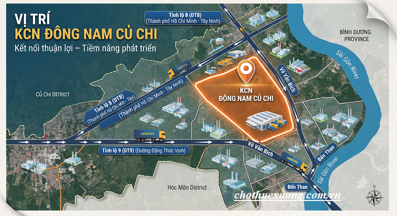 Dự án về KCN Đông Nam Củ Chi 